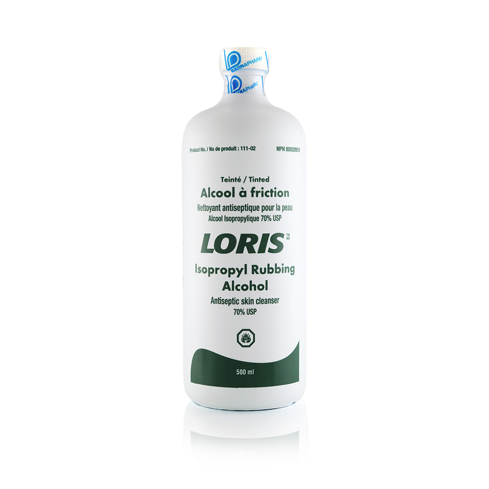 *70% USP Isopropyl Alcohol
*Air dries quickly
*Tinted Solution
*500 ml
