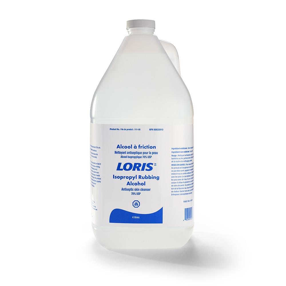 *70% USP Isopropyl Alcohol
*Air dries quickly
*Clear Solution
*4 Liters
