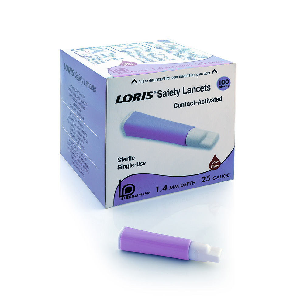 Test Block Image LORIS Safety Lancets 01