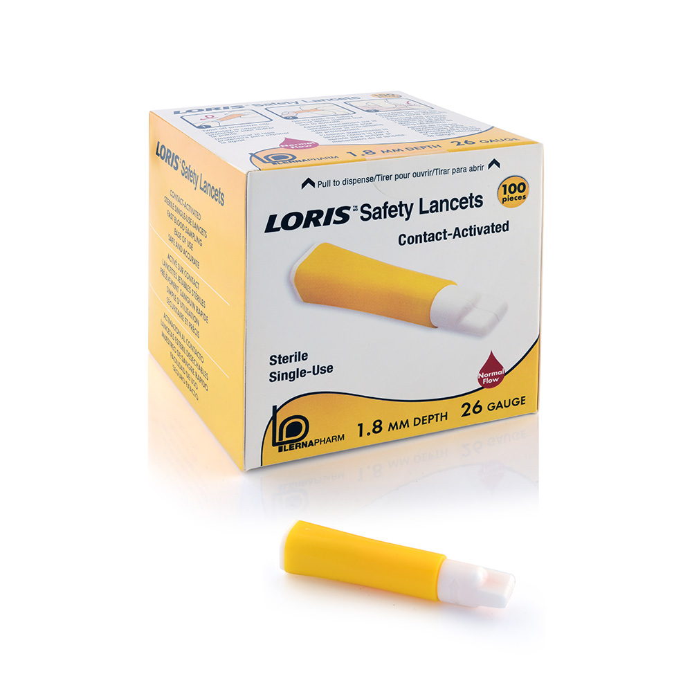 Test Block Image LORIS Safety Lancets 03